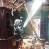 Penampakan rumah miliik warga Pancalang yang terbakar.